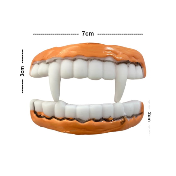 Dentadura Dupla Vampiro Makeup Teeth
