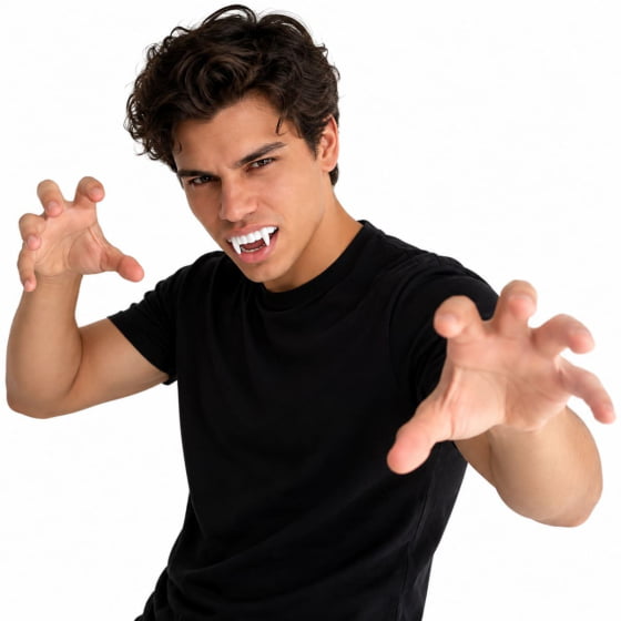 Dentadura Dupla Vampiro Makeup Teeth