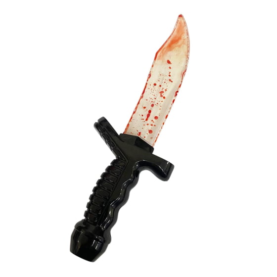 Faca Fake de Plástico com Sangue