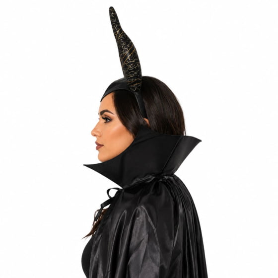 Kit Malévola Bruxa Malvada Fantasia para Halloween
