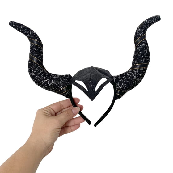 Kit Malévola Bruxa Malvada Fantasia para Halloween