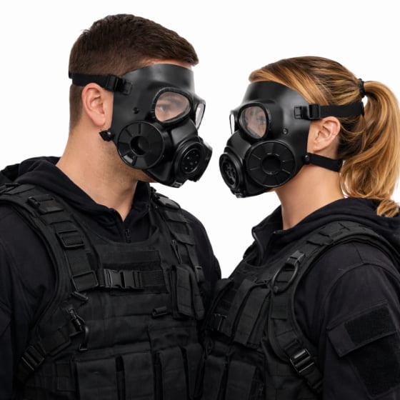 Máscara de Gás Steampunk Halloween Cosplay