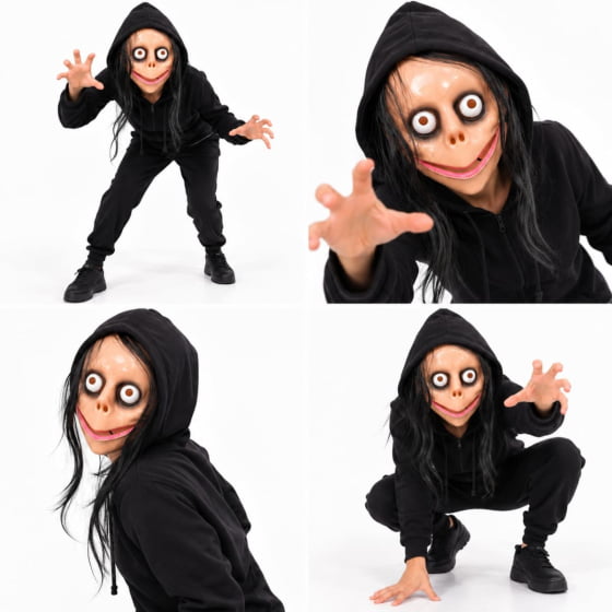Máscara de Plástico Assustadora Momo Halloween