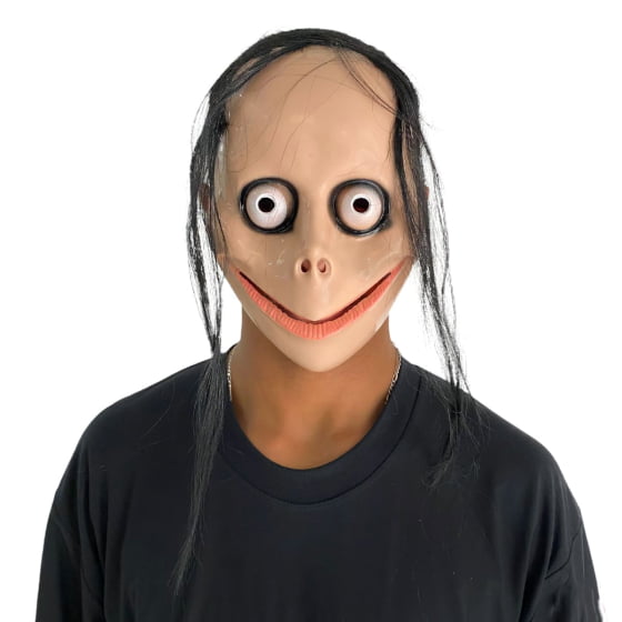 Máscara de Plástico Momo Halloween Cosplay