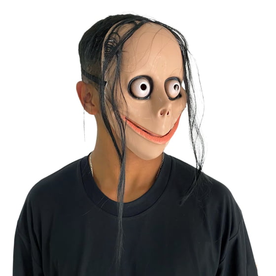 Máscara de Plástico Momo Halloween Cosplay