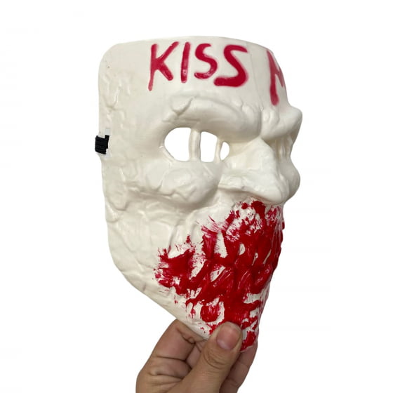 Máscara Halloween Kiss Me Expurgo Escolha a Cor