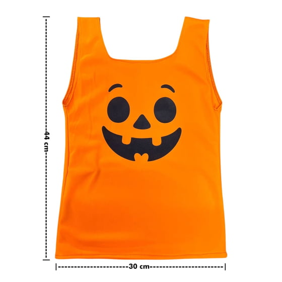 Regata Abóbora Halloween Infantil