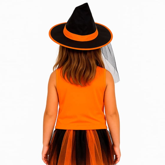Regata Abóbora Halloween Infantil