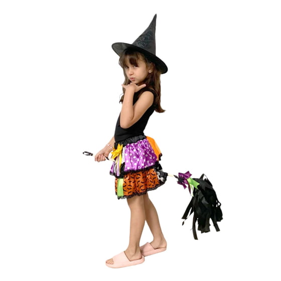Saia Patch Infantil Acessório Halloween