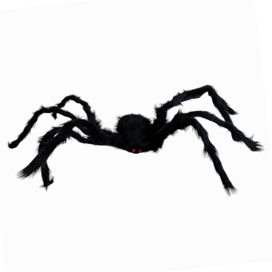 Aranha Gigante Peluda Decoração Horripilante Halloween 120 cm