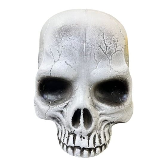 Cabeça Crânio Esqueleto Caveira Skull de Plástico