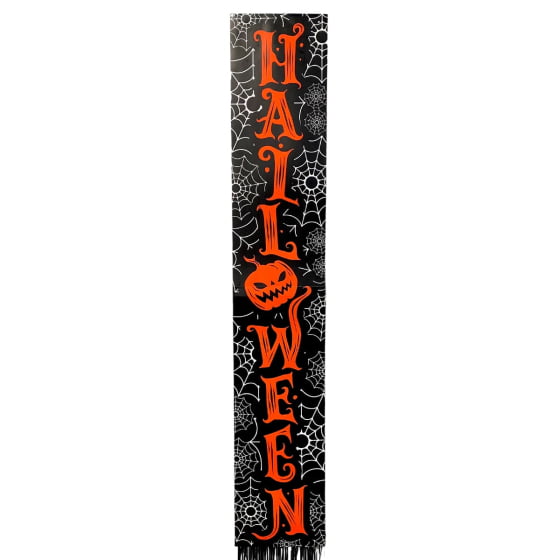 Kit 2 Faixas Decorativas Com Franjas Decoração De Halloween
