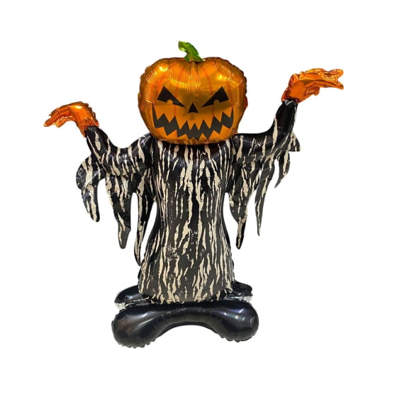 Kit 3 Balão Metalizado Inflável Gigante Decoração Halloween
