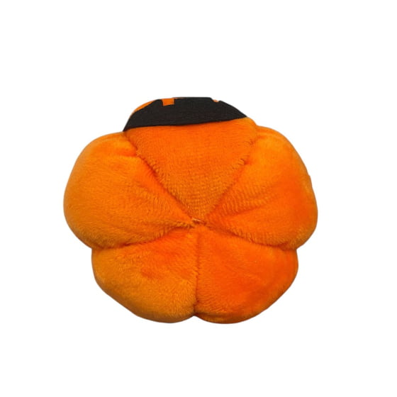 Mini Abóbora Pelúcia Laranja Decoração de Halloween