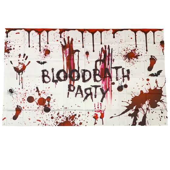 Painel Cenário Decorativo de Tecido Bloodbath Party