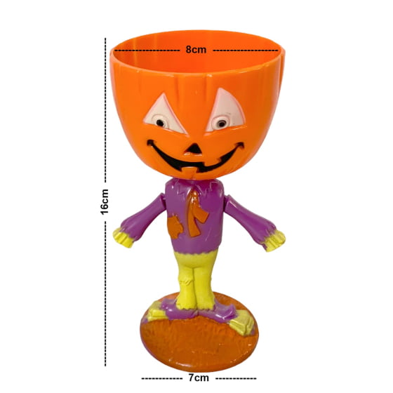 Taça Decorativa Plástica Halloween