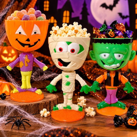 Taça Decorativa Plástica Halloween