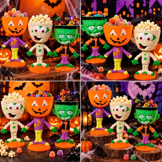 Taça Decorativa Plástica Halloween