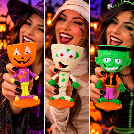 Taça Decorativa Plástica Halloween