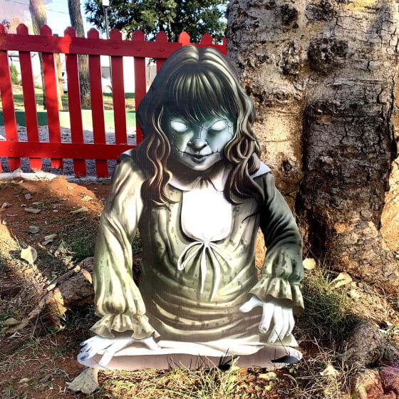 Totem Boneca Zumbi Halloween Totem Boneca Zumbi Halloween