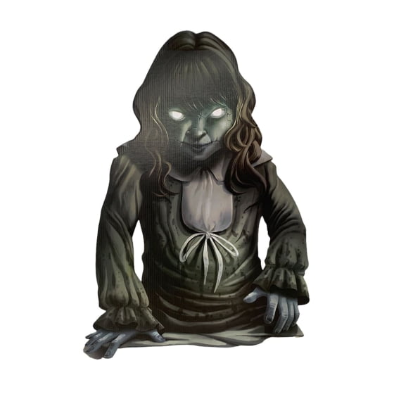 Totem Boneca Zumbi Halloween Totem Boneca Zumbi Halloween