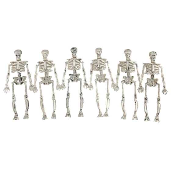 Varal Decorativo Mini Esqueletos Halloween