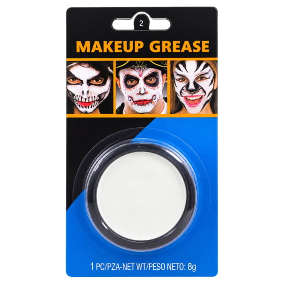 Maquiagem Base Branca Para Rosto Makeup Grease Halloween 8 gramas