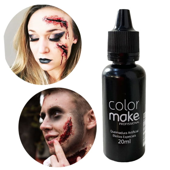 Queimadura Artificial Maquiagem Artística Fake Halloween