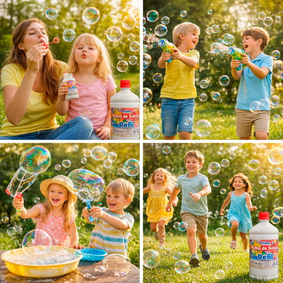 Refil Bolhas de Sabão 1 Litro