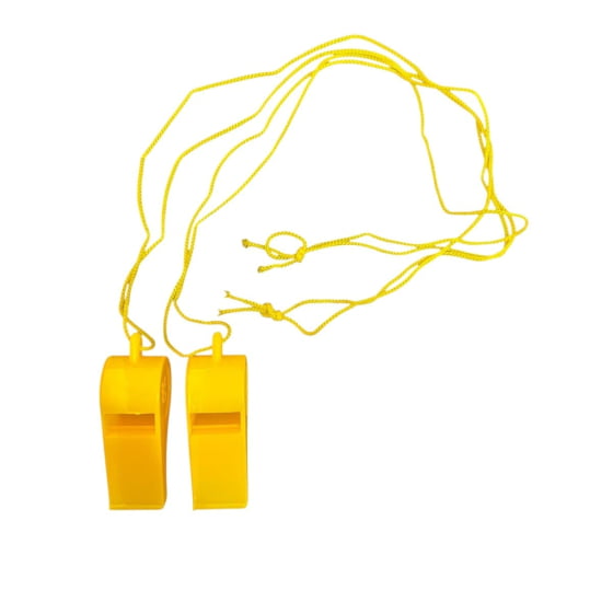 Apito Juiz Colorido Importado - 12 unidades