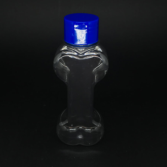 Tubete Osso de Plástico Tampa Azul para Lembrancinha - 10 unidades