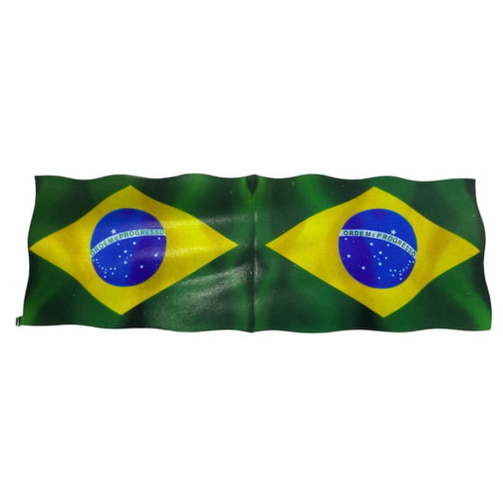 Adesivo Bandeira Brasil - Com 25 Unidades