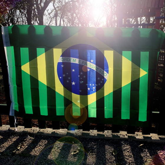 Bandeira de Tecido Grande do Brasil