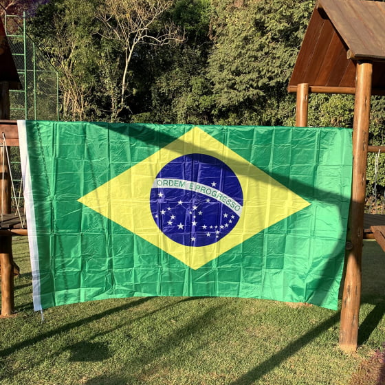 Bandeira de Tecido Grande do Brasil