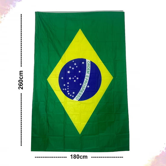 Bandeira Tecido Gigante do Brasil 