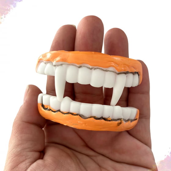 Dentadura Dupla Vampiro Makeup Teeth