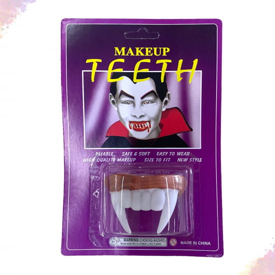 Dentadura de Vampiro Halloween Makeup Teeth