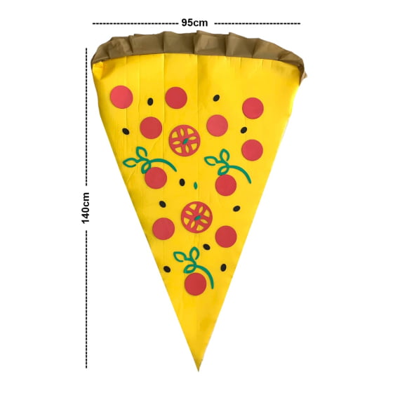 Fantasia Divertida Pizza Adulto Cosplay