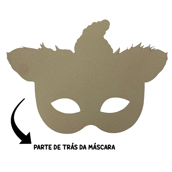 Máscara Carnaval para Rosto - 4 unidades