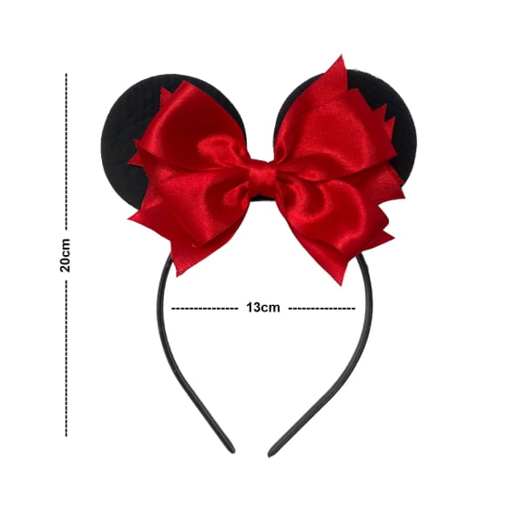 Tiara Ratinha Laço Boutique Ref. 251