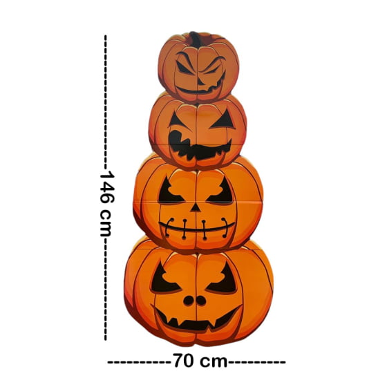 Totem abobora halloween