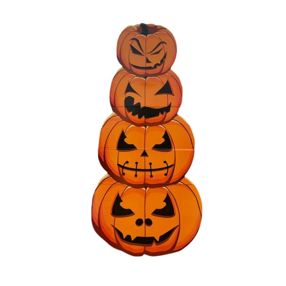 Totem abobora halloween
