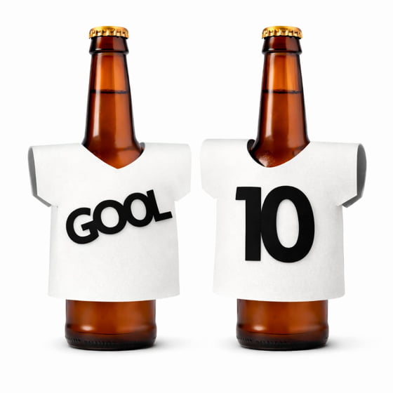 Camisetinha para Garrafa Long Neck ou Lata - 5 unidades