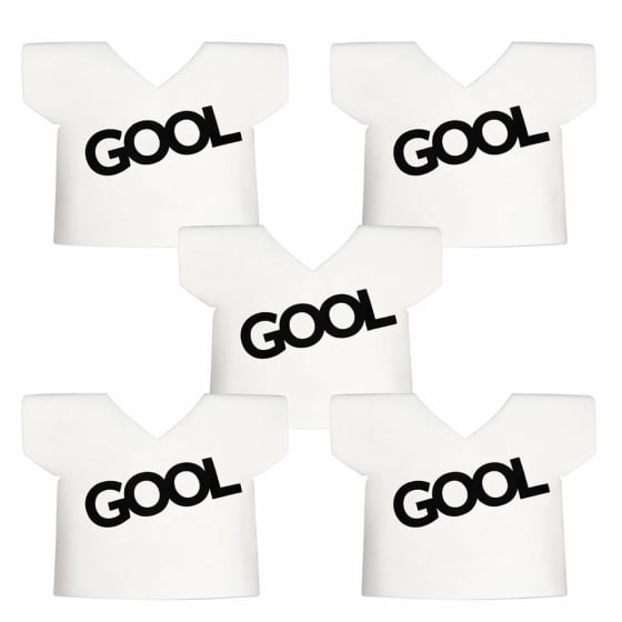 Camisetinha para Garrafa Long Neck ou Lata - 5 unidades