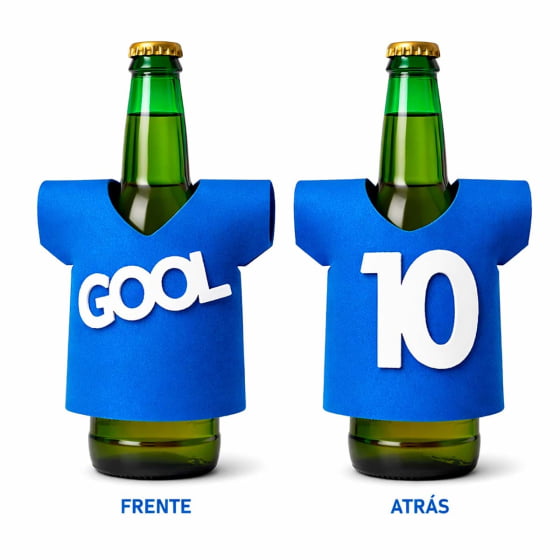 Camisetinha para Garrafa Long Neck ou Lata - 5 unidades