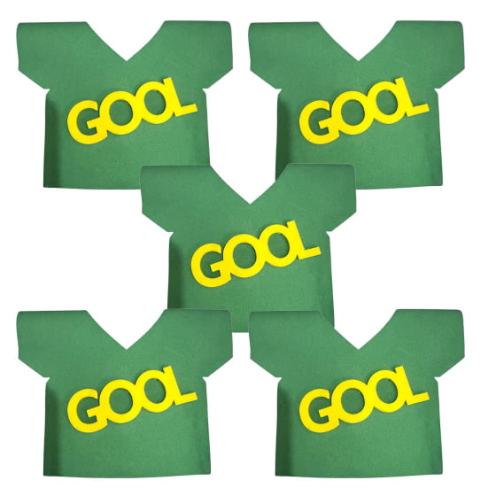 Camisetinha para Garrafa Long Neck ou Lata - 5 unidades