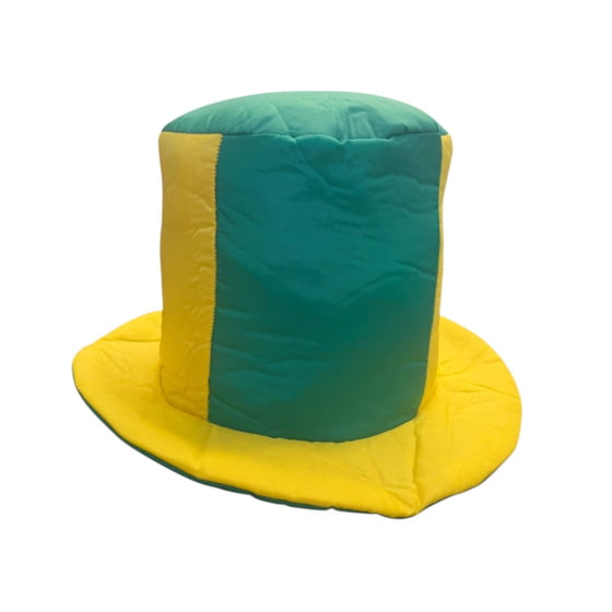 Cartola Baixa Brasil Verde e Amarelo