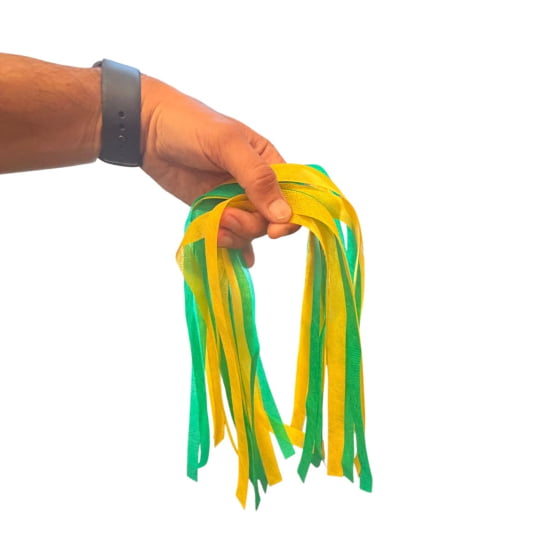 Fitinhas Decorativas em TNT Cores do Brasil