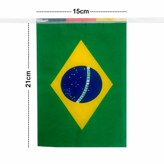 Kit Bandeirinhas Bandeiras De Países Copa Festa Das Nações