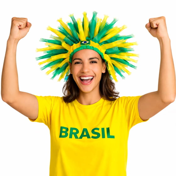 Peruca Maluca Canudinhos de Tule Brasil